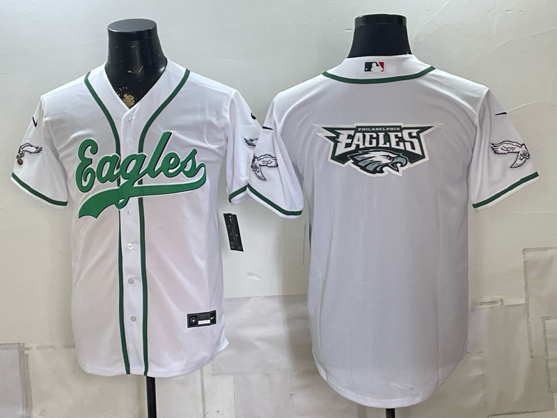 Men 2026 Philadelphia Eagles blank white Nike Limited NFL Jersey 08260010